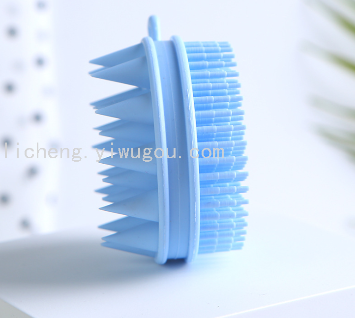 Silicone Massage Shampoo Brush Bath Brush Children&#039;s Bath Brush Massage Back Washing Brush Shampoo Brush