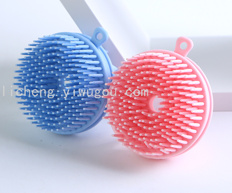 Silicone Massage Shampoo Brush Bath Brush Children&#039;s Bath Brush Massage Back Washing Brush Shampoo Brush