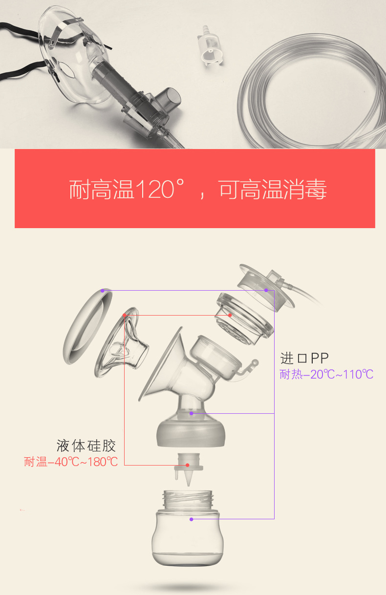 Electric Breast Pump Milker Suction Large Automatic Massage Lactagogue Mute Maternal Breast Pump Supplies Electric Breast Pump Milker Suction Large Automatic Massage Lactagogue Mute Maternal Breast Pump Supplies