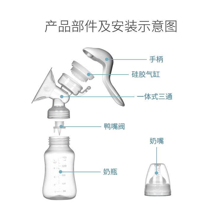 Breast Pump Breast Pump Manual Breast Pump Suction Big Milker Milk Suckling Lactagogue Maternal Supplies