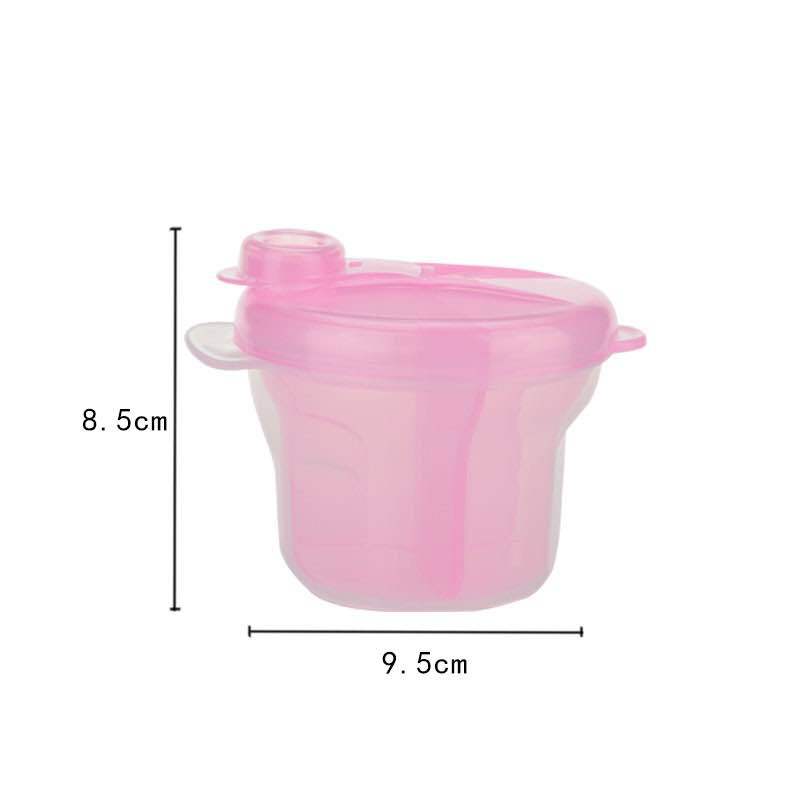 Baby Rotating Milk Container Baby Milk Powder Box Children's Three-Layer Snack Storage Grid Factory Wholesale