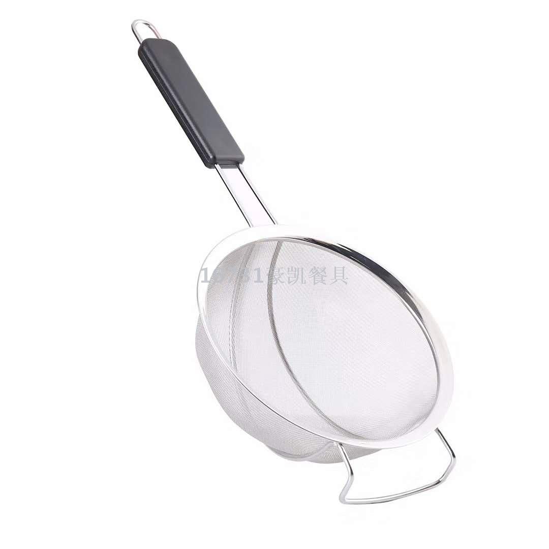 Stainless Steel Soy Milk and Juice Flour Sifter Strainer Household Kitchen Oil Grid Strainer
