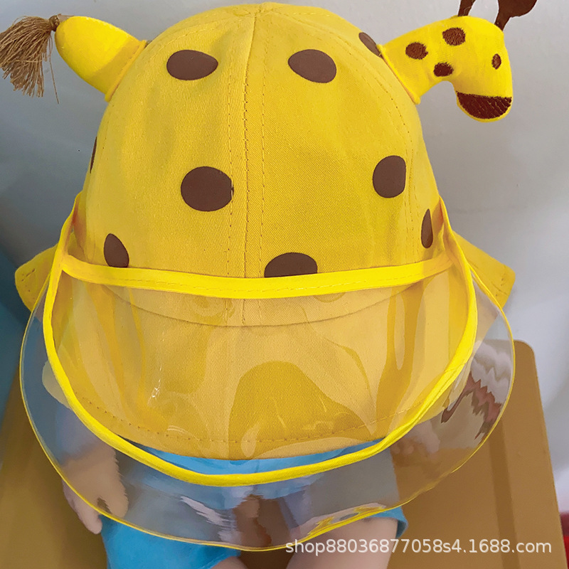Baby Protection Mask Baby Hat Sun Block and Dustproof Young Children Cute Super Cute Anti-Droplet Bucket Hat Bucket Hat Baby Protection Mask Baby Hat Sun Block and Dustproof Young Children Cute Super Cute Anti-Droplet Bucket Hat Bucket Hat