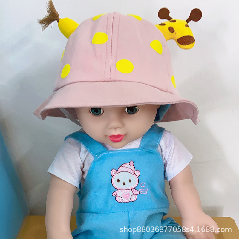 Baby Protection Mask Baby Hat Sun Block and Dustproof Young Children Cute Super Cute Anti-Droplet Bucket Hat Bucket Hat Baby Protection Mask Baby Hat Sun Block and Dustproof Young Children Cute Super Cute Anti-Droplet Bucket Hat Bucket Hat