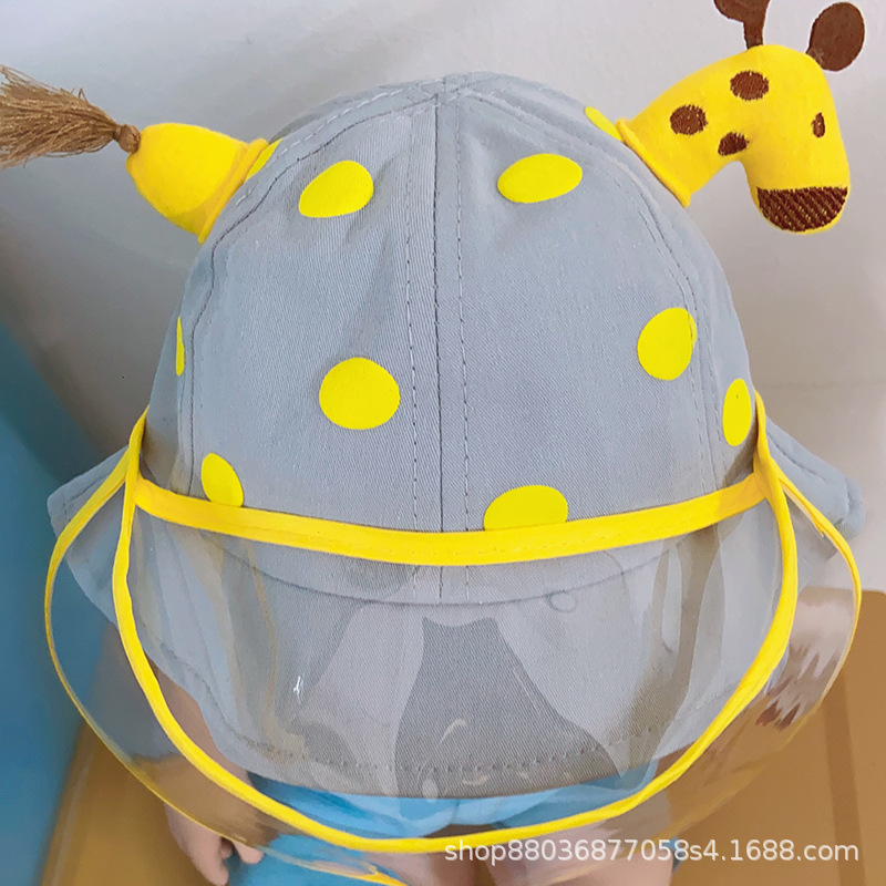 Baby Protection Mask Baby Hat Sun Block and Dustproof Young Children Cute Super Cute Anti-Droplet Bucket Hat Bucket Hat Baby Protection Mask Baby Hat Sun Block and Dustproof Young Children Cute Super Cute Anti-Droplet Bucket Hat Bucket Hat