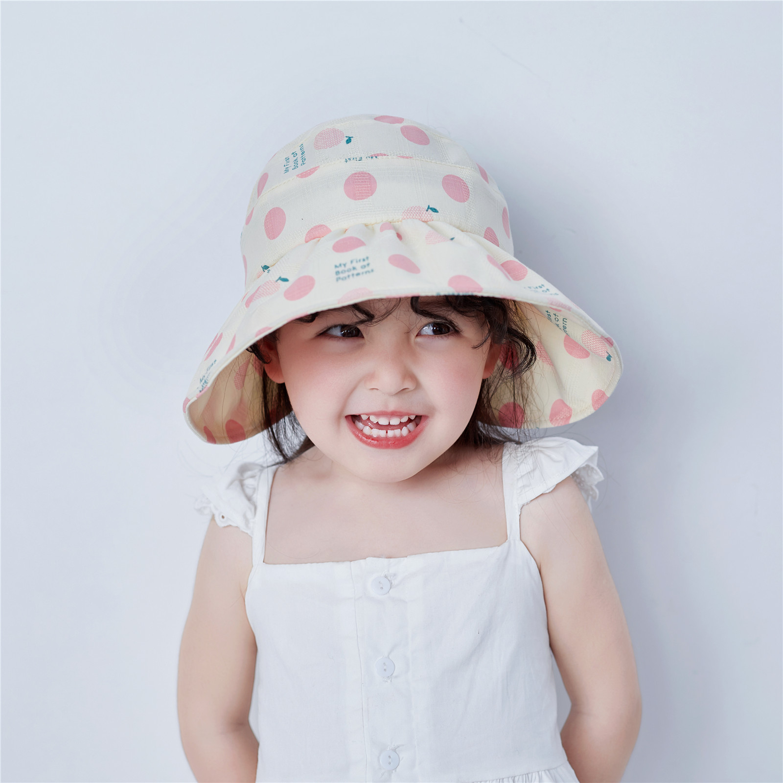 Children&#039;s Sun Hat Summer Thin Cute Girl Baby Hat Topless Hat Dot Sun Hat Children&#039;s Sun Hat