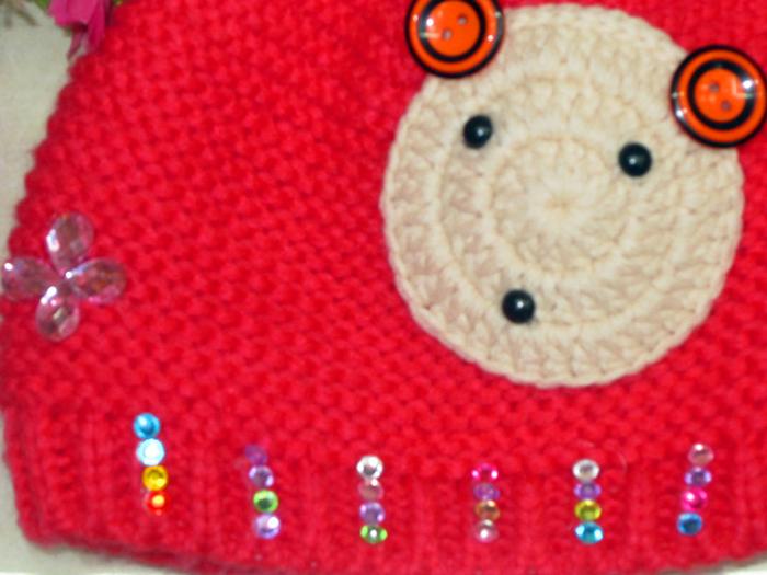 Hat the new 2014 han edition children cartoon tail button sets baby hat knitting hat Hat the new 2014 han edition children cartoon tail button sets baby hat knitting hat