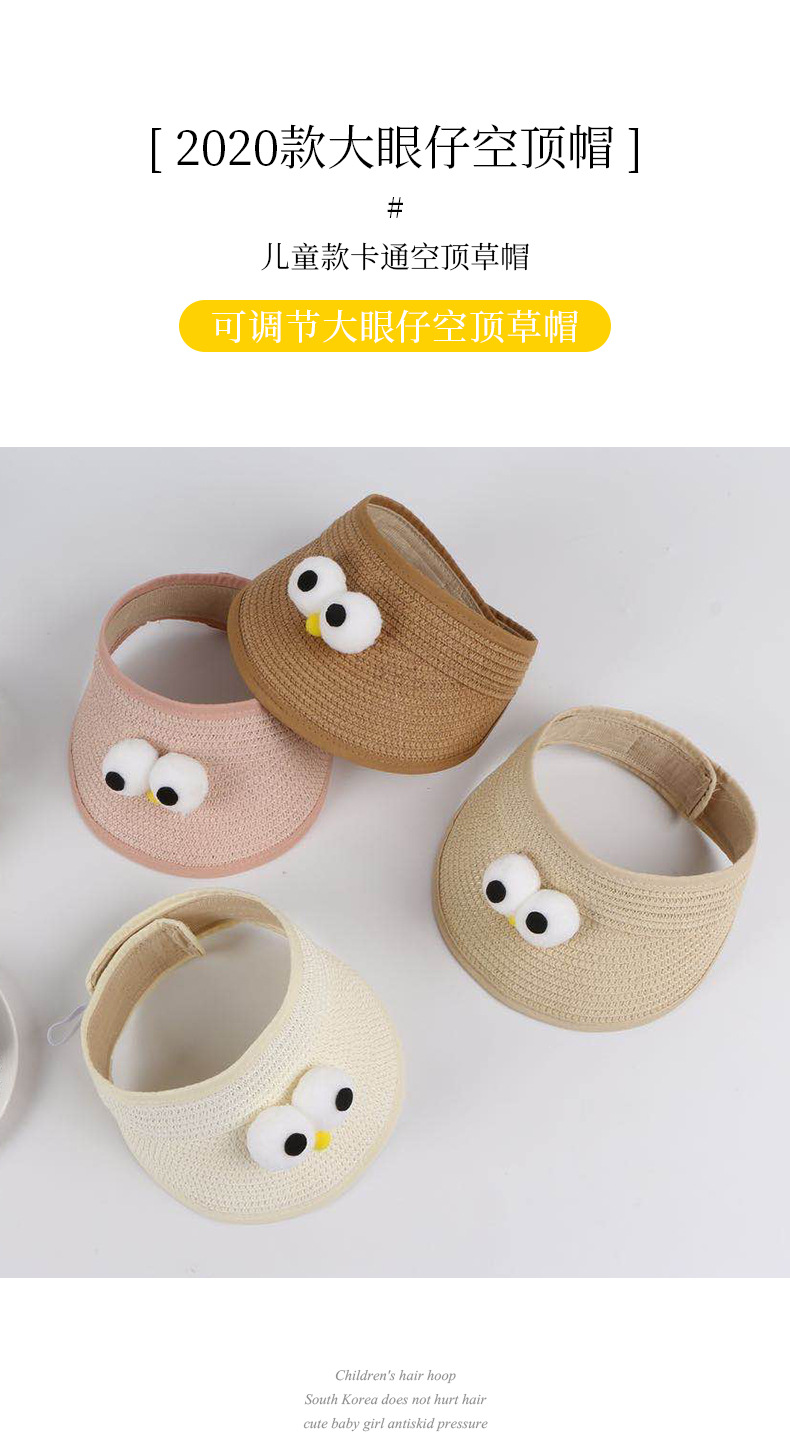 Baby Boy Visor Straw Hat Baby Hat Spring and Autumn Thin 1-5 Years Old Cute Super Cute Korean Style Boy Summer Baby Boy Visor Straw Hat Baby Hat Spring and Autumn Thin 1-5 Years Old Cute Super Cute Korean Style Boy Summer