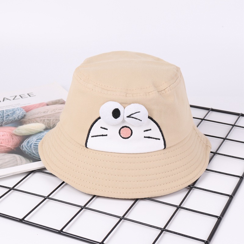INS Japanese Spring New Children Baby Hat Cartoon Fashion Boys and Girls Summer Sun Hat Bucket Hat