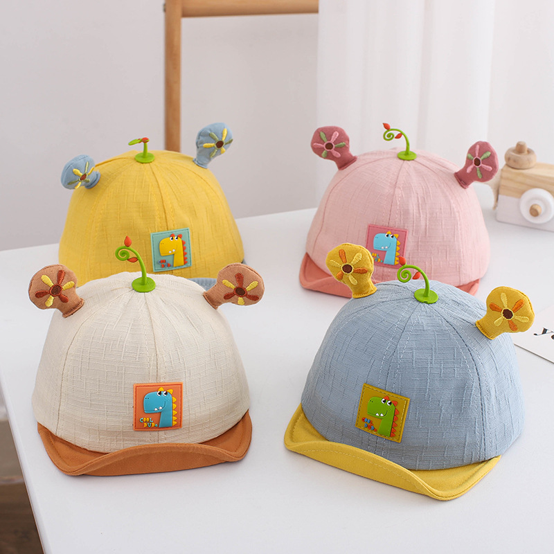 Baby Hat Spring and Autumn Thin Female Baby Peaked Cap Spring Cute Super Cute Infant Children Soft Brim Baseball Cap