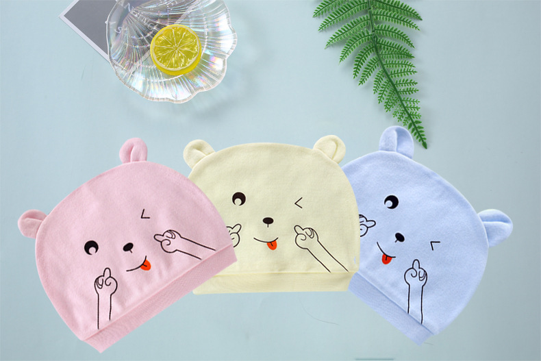 Baby Hat Autumn and Winter Cotton New Cartoon Newborn Baby Beanie Cap Discount Baby Children Hat Discount Wholesale Baby Hat Autumn and Winter Cotton New Cartoon Newborn Baby Beanie Cap Discount Baby Children Hat Discount Wholesale