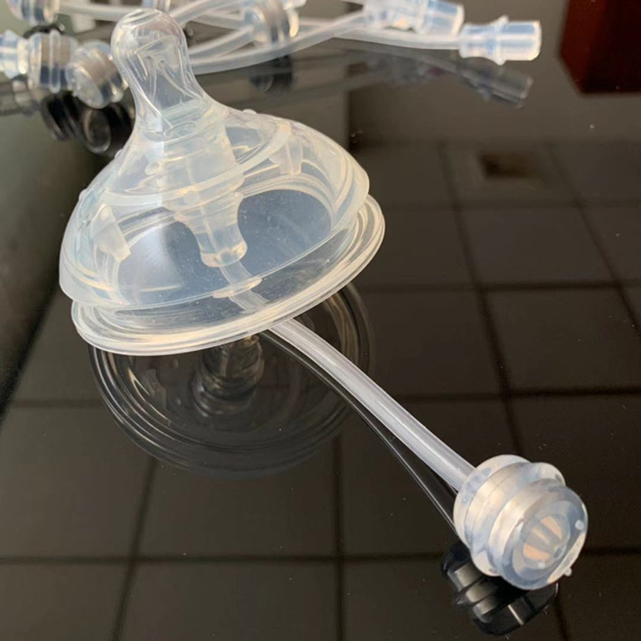 Mother Baby Supplies Bottle Straw Cup Straw Universal Integrated Gravitational Ball Straw Accessories Steel Ball Straw