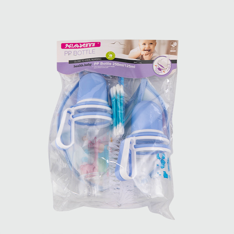Bottle Standard Mouth Baby Feeding Bottle Set Pp Foreign Trade Feeding Bottle Whole Combination FivePiece Set 280ml