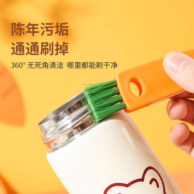 Gap Brushes Creative Baby&#039;s Bottle Brush Pacifier Brush Multifunctional Groove Cleaning Brush Wholesale clean brush