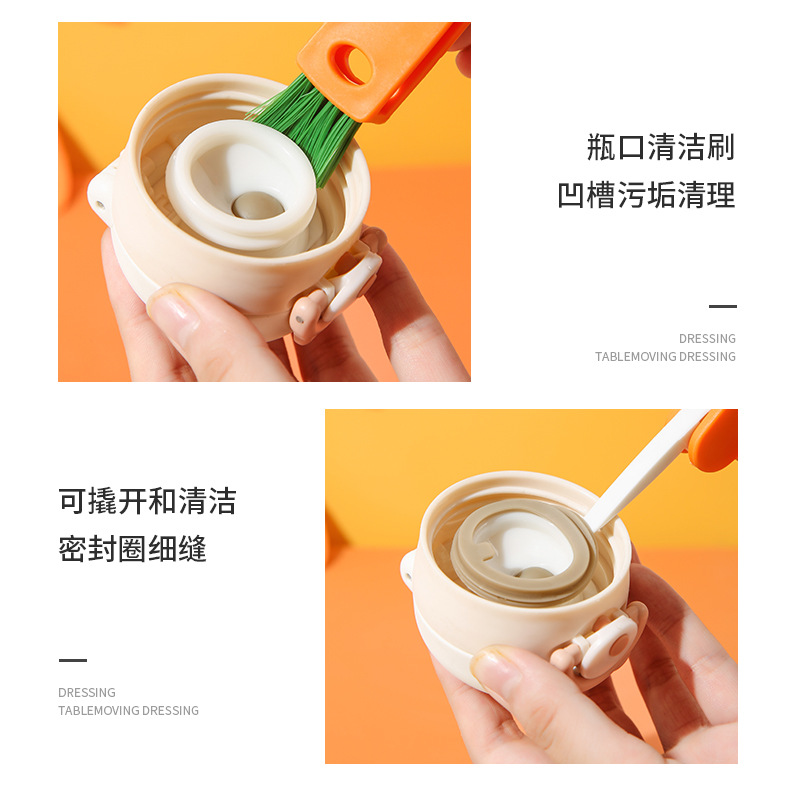 Gap Brushes Creative Baby&#039;s Bottle Brush Pacifier Brush Multifunctional Groove Cleaning Brush Wholesale clean brush