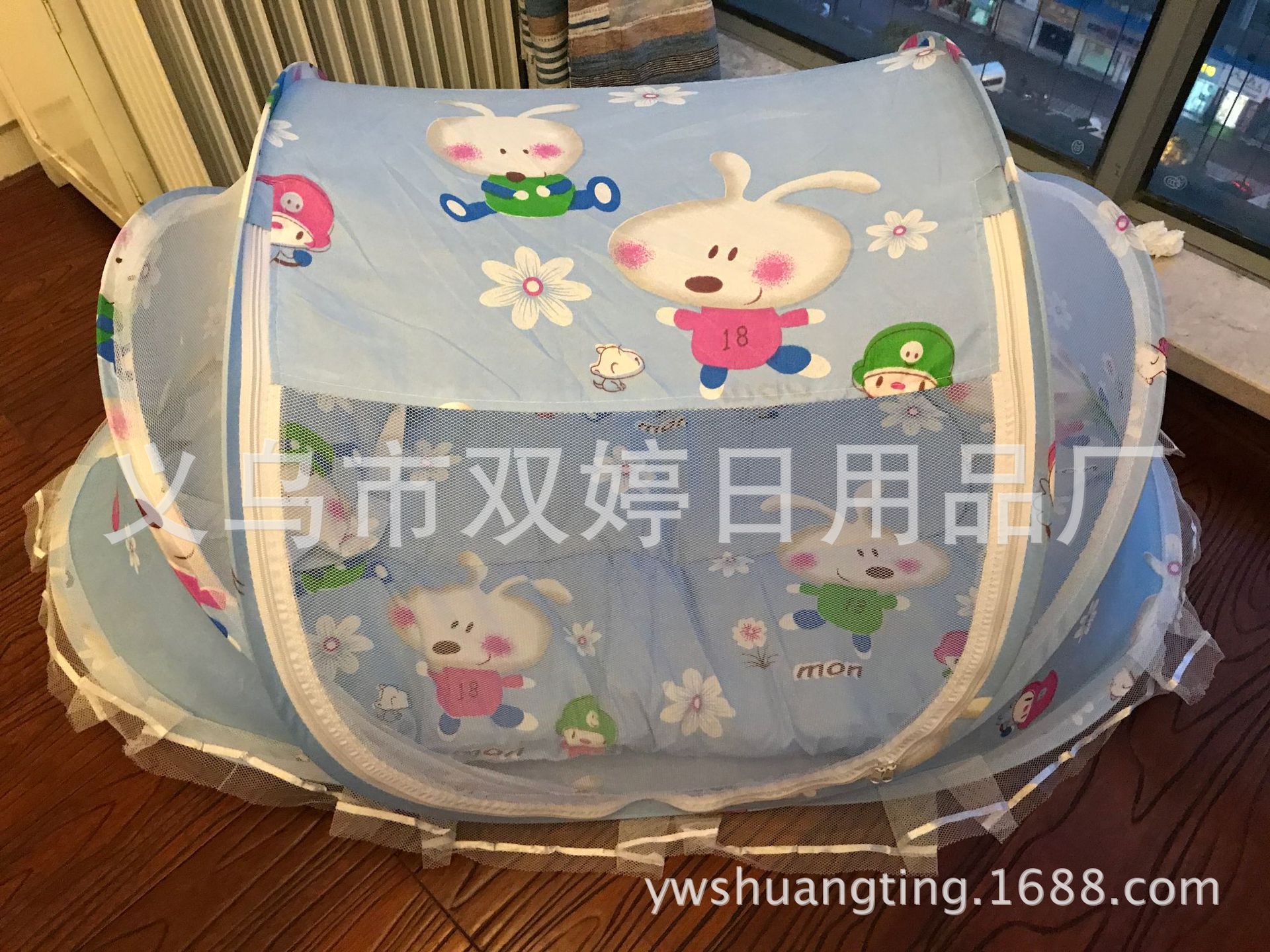 Summer folding baby mosquito net, baby mosquito net to send pillow fabric plus music Summer folding baby mosquito net, baby mosquito net to send pillow fabric plus music