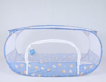 Folding cartoon baby mosquito net