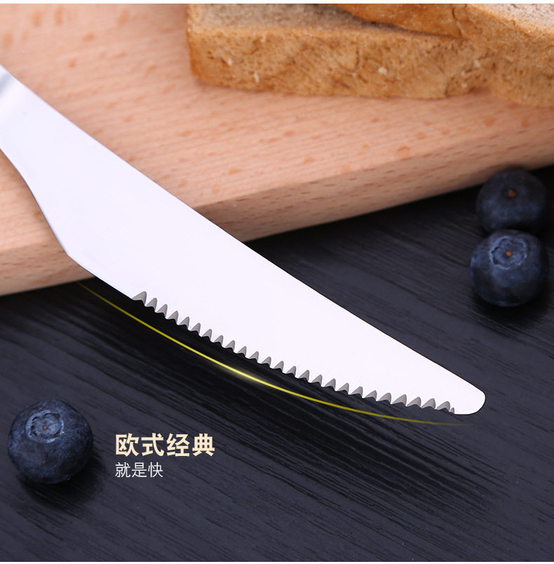steel knives forks and Spoons Hotel western tableware set large steak knife coffee spoon fruit knives and forks steel knives forks and Spoons Hotel western tableware set large steak knife coffee spoon fruit knives and forks