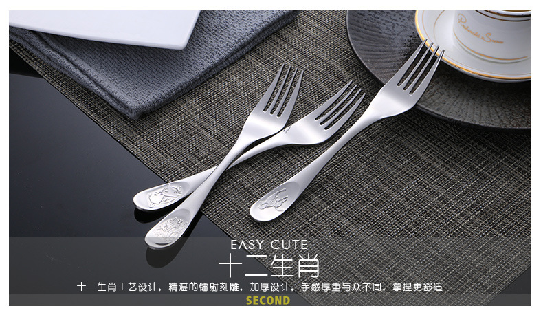 Stainless steel spoons cartoon thickened soup spoon for dinner spoon creative tableware with rice spoons Stainless steel spoons cartoon thickened soup spoon for dinner spoon creative tableware with rice spoons