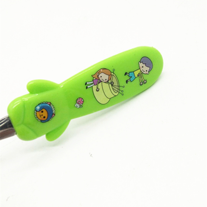 Bag cartoon ladle creative cartoon kids dinner spoons stainless steel baby baby food spoon