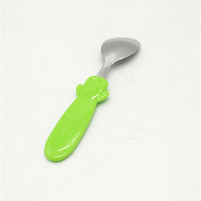Bag cartoon ladle creative cartoon kids dinner spoons stainless steel baby baby food spoon