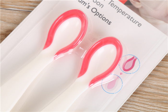 Baby Baby temperature change spoon cutlery with two spoons Baby Baby temperature change spoon cutlery with two spoons