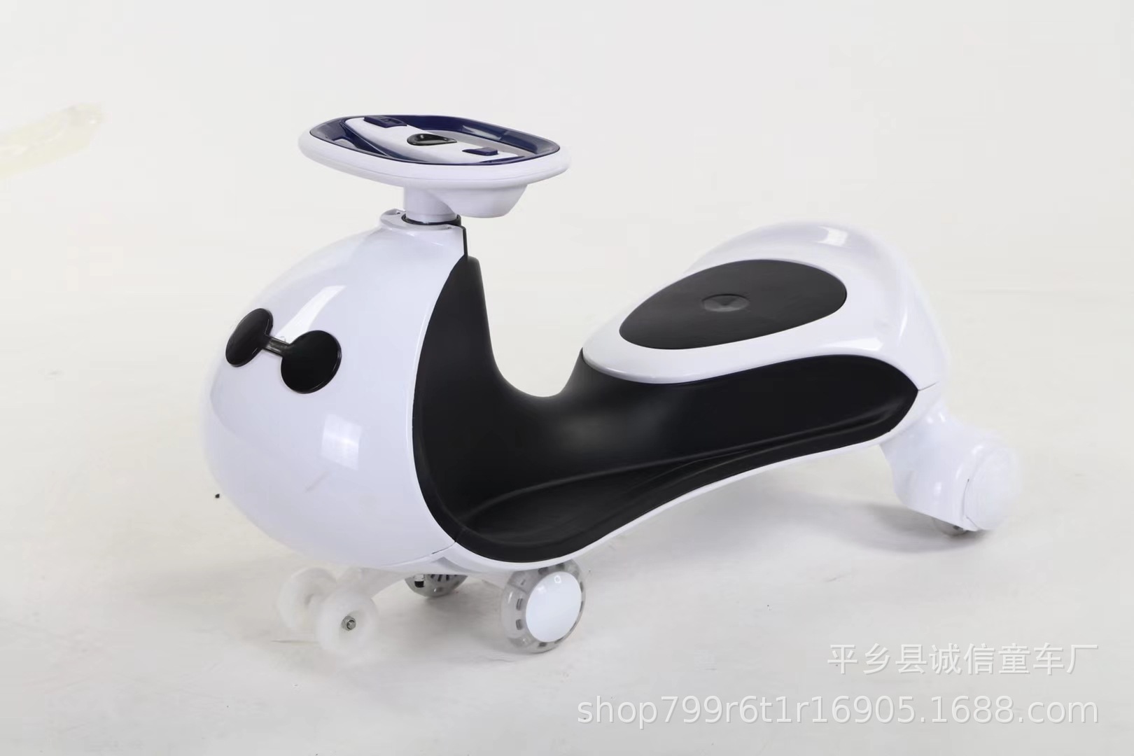 Swing Car Children's 1-3 Years Old Anti-Rollover 4 Baby Boys and Girls Sliding Universal Wheel    Baby Swing Car