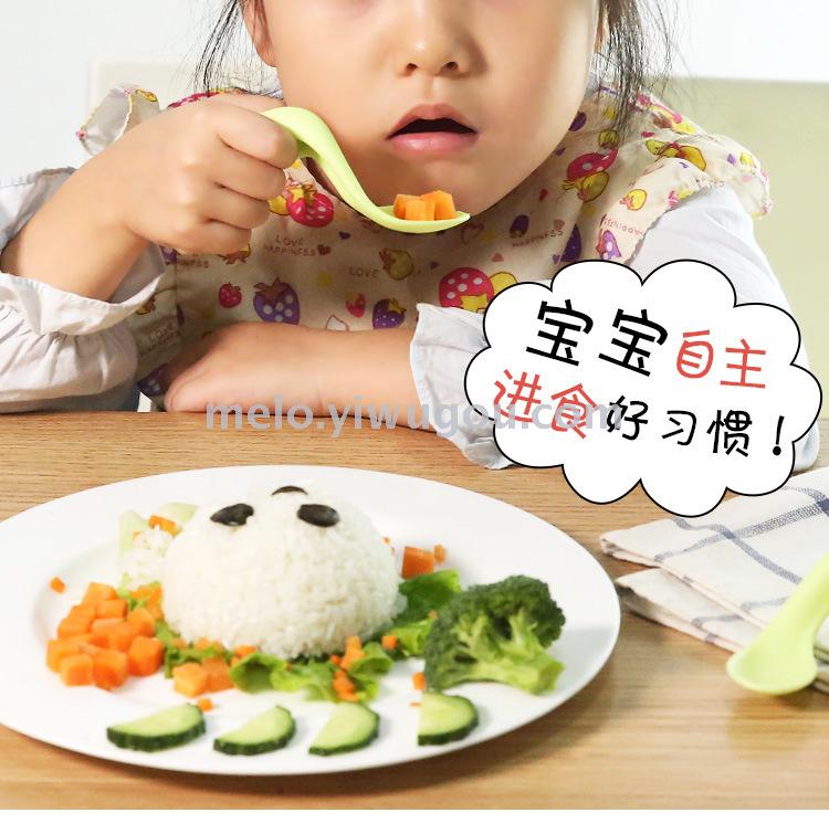 Baby tilting spoon, learning to eat training spoons, children fork spoons, baby utensils Baby tilting spoon, learning to eat training spoons, children fork spoons, baby utensils