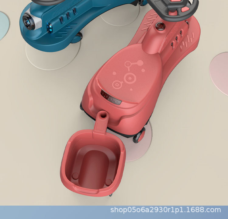 Baby Swing Car Music Male and Female Baby Bobby Car 1-3 Years Old Scooter Luge Universal Wheel Source Manufacturer