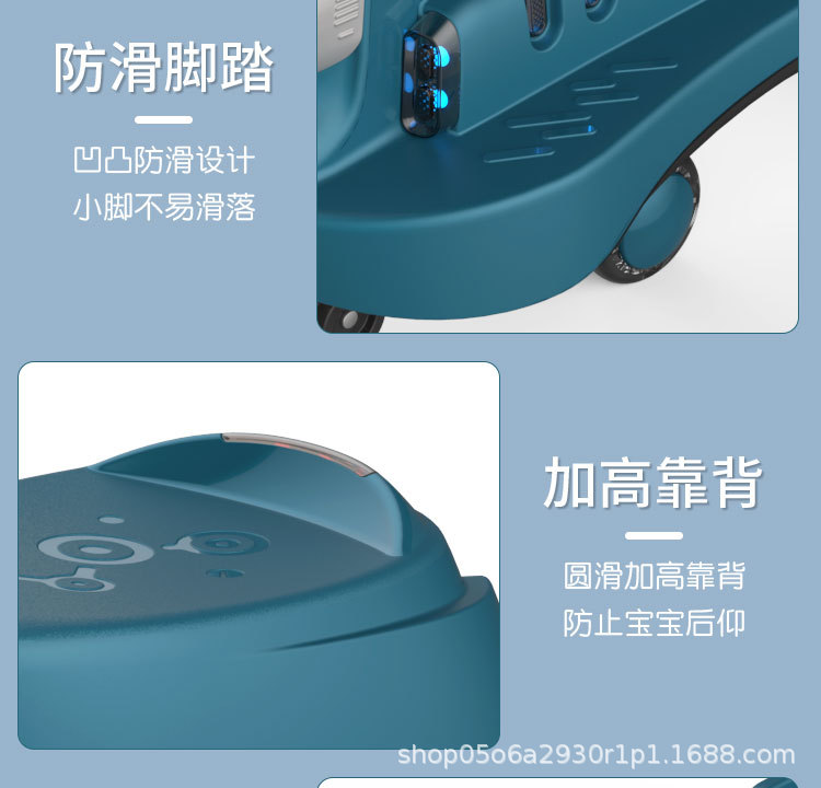 Baby Swing Car Music Male and Female Baby Bobby Car 1-3 Years Old Scooter Luge Universal Wheel Source Manufacturer