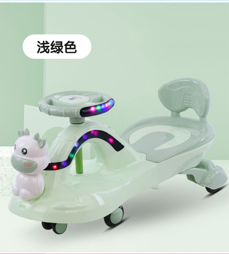 Baby Swing Car Bobby Car Balance Car Baby Swing Car Scooter Luge Leisure Fitness Luminous Stroller