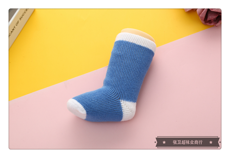 Newborn Infant Socks Cotton Autumn and Winter Thick Cotton Socks for Boys and Girls Newborn Child 0-March-1 Years Old