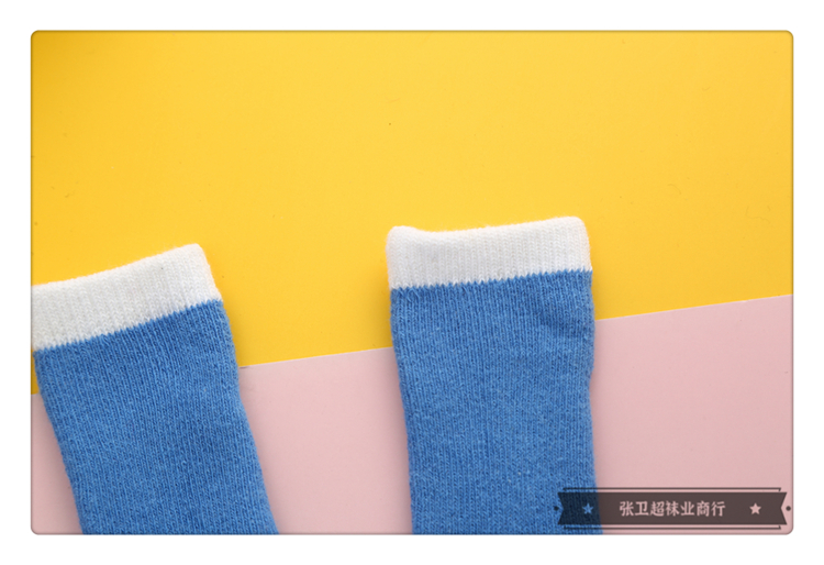 Newborn Infant Socks Cotton Autumn and Winter Thick Cotton Socks for Boys and Girls Newborn Child 0-March-1 Years Old