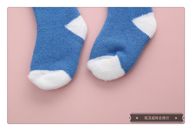 Newborn Infant Socks Cotton Autumn and Winter Thick Cotton Socks for Boys and Girls Newborn Child 0-March-1 Years Old