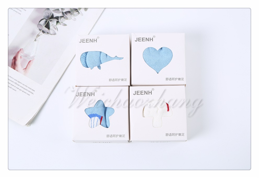 Cold Winter Thickened Newborn Infant Socks Boys and Girls Keep Baby Warm Cotton Socks Exquisite Paper Box Packaging