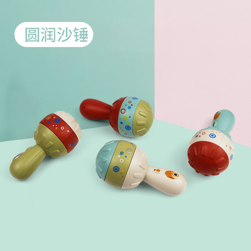 Baby Fun Toy Rattle Rattle Toys Comfort Grip Teether Infant Toddler Stall Toy Newborn Gift