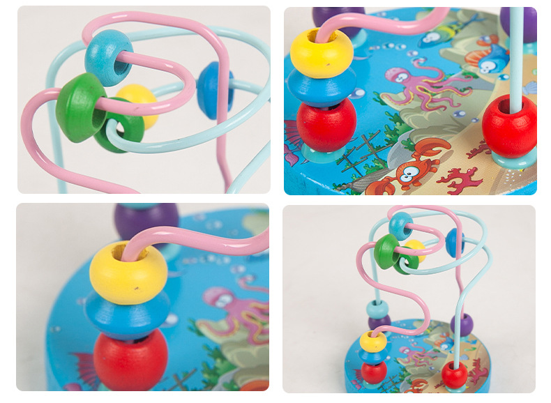 Infant Children's Toys Beaded Beads Sets of Column Building Blocks Percussion Piano Rainbow Tower Toy Worm Package Infant Children's Toys Beaded Beads Sets of Column Building Blocks Percussion Piano Rainbow Tower Toy Worm Package