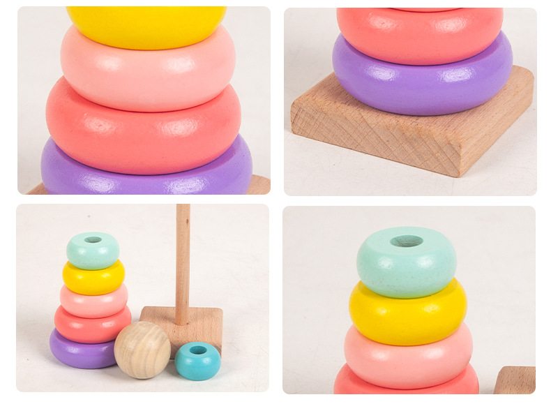 Infant Children's Toys Beaded Beads Sets of Column Building Blocks Percussion Piano Rainbow Tower Toy Worm Package Infant Children's Toys Beaded Beads Sets of Column Building Blocks Percussion Piano Rainbow Tower Toy Worm Package