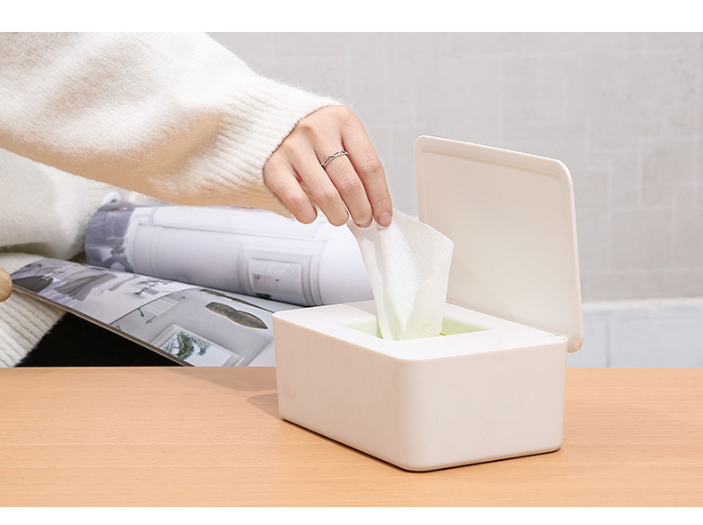 New Style Wet Tissue Paper Extraction Box Wet Tissue Box Household DustProof Desktop Sealing Wet Tissue Box Storage Box New Style Wet Tissue Paper Extraction Box Wet Tissue Box Household DustProof Desktop Sealing Wet Tissue Box Storage Box