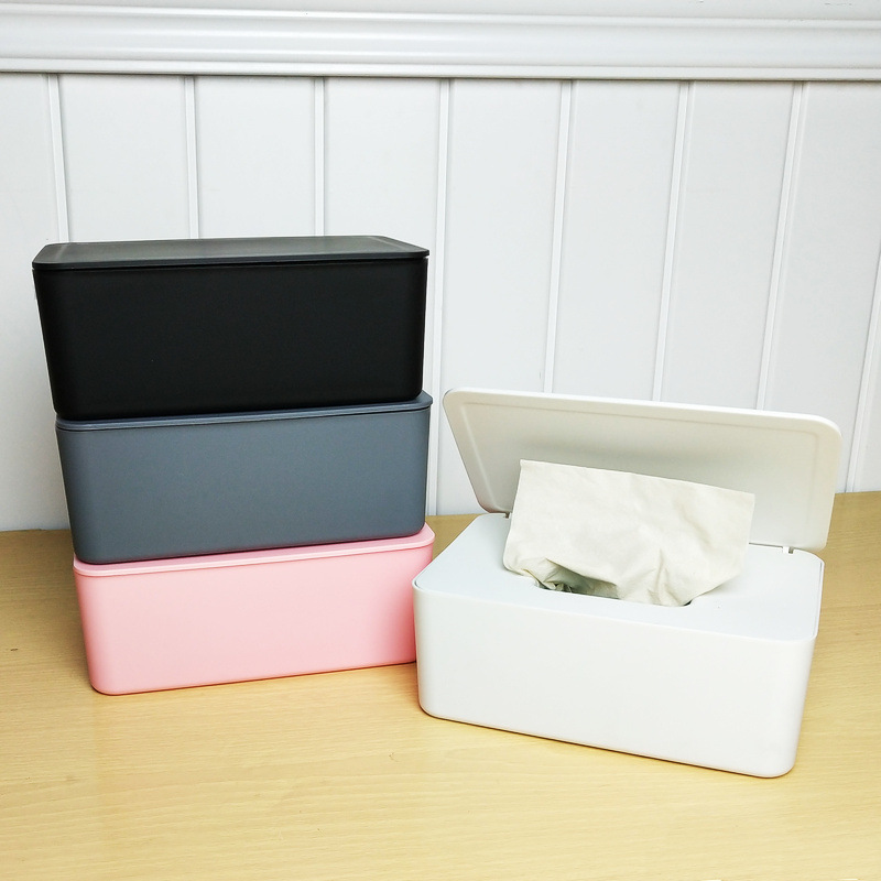 Tissue Box with Lid Paper Extraction Box Wet Tissue Box Household DustProof Desktop Sealing Wet Tissue Box Storage Box Tissue Box with Lid Paper Extraction Box Wet Tissue Box Household DustProof Desktop Sealing Wet Tissue Box Storage Box