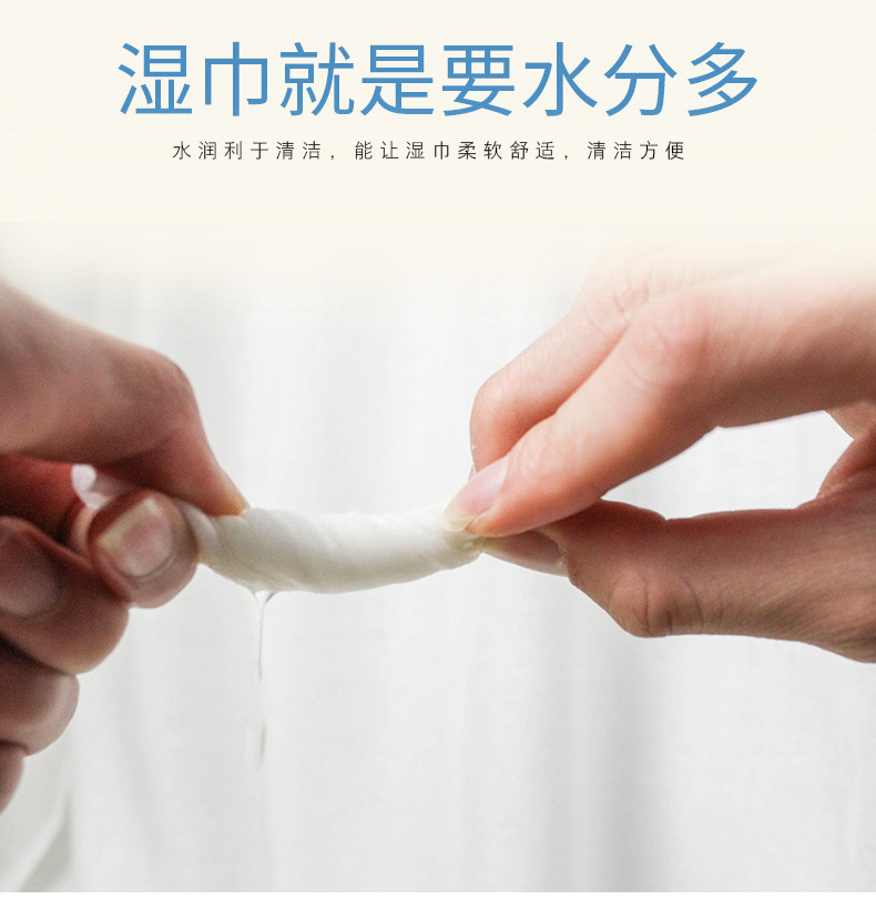 Manufacturer Disposable with Lid Wet Tissue Women's Cleansing Cotton Baby 100 Pieces Cleansing Wet Tissue