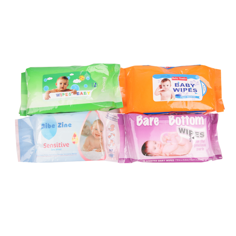 Baby&#039;s wet tissue draw-out wet tissue 