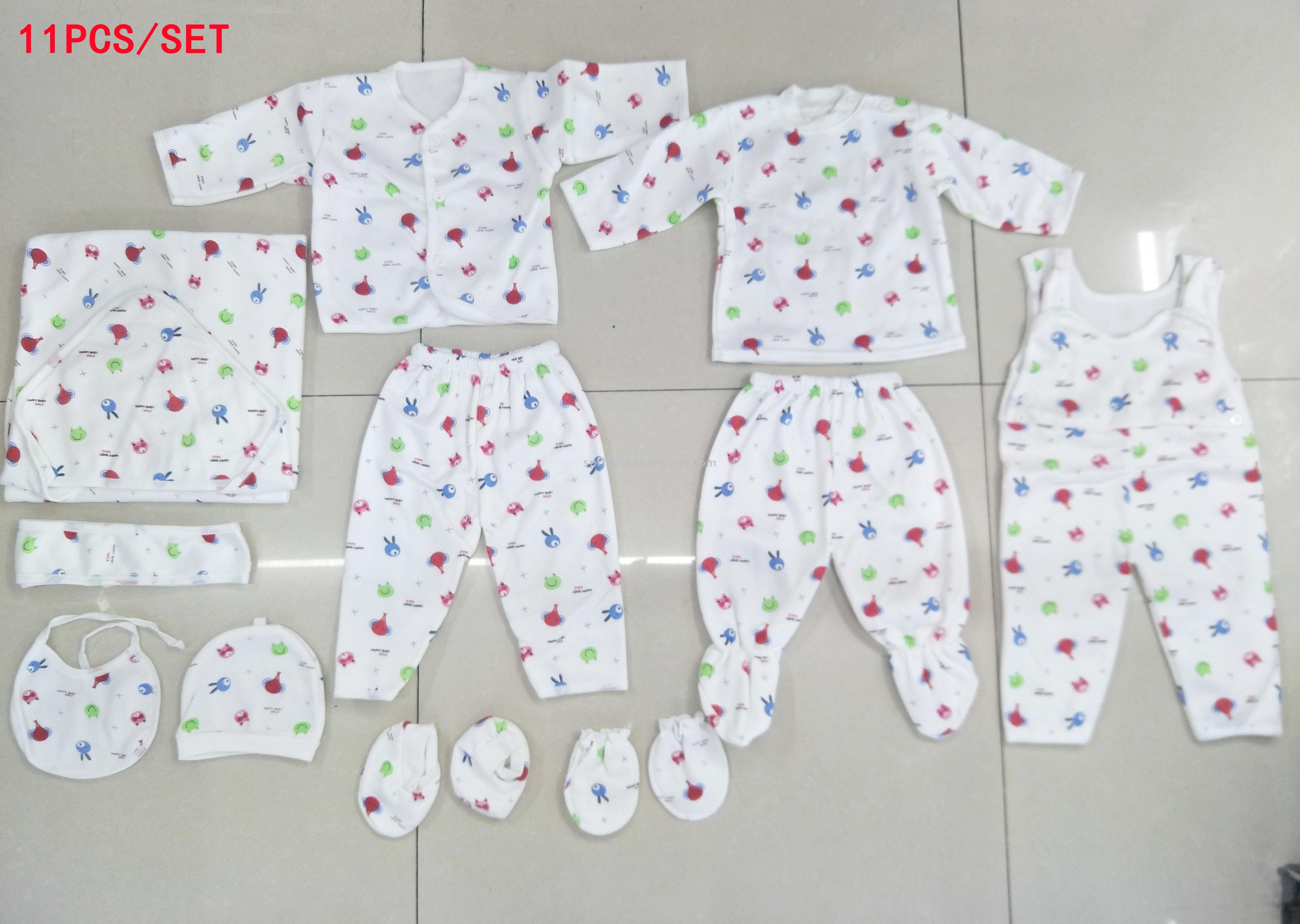 Milk Silk Suit Newborn Baby Clothes Suit Baby and Infant 11-Piece Spring Lady Milk Silk Suit Newborn Baby Clothes Suit Baby and Infant 11-Piece Spring Lady
