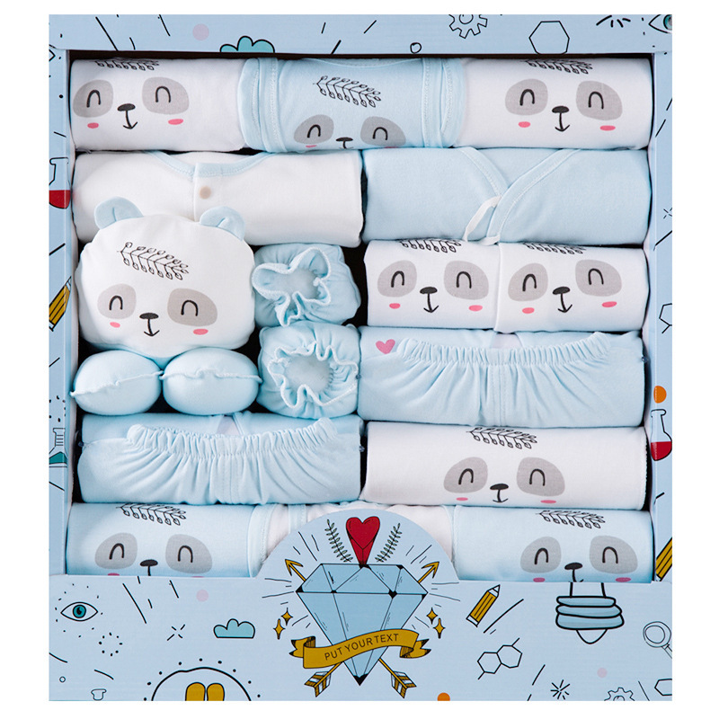 Newborn Baby Clothes Spring Full Moon Men and Women Baby Supplies Collection Newborn Gift Box Suit Newborn Gift