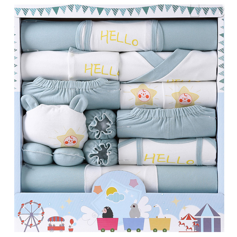 Newborn Baby Clothes Spring Full Moon Men and Women Baby Supplies Collection Newborn Gift Box Suit Newborn Gift