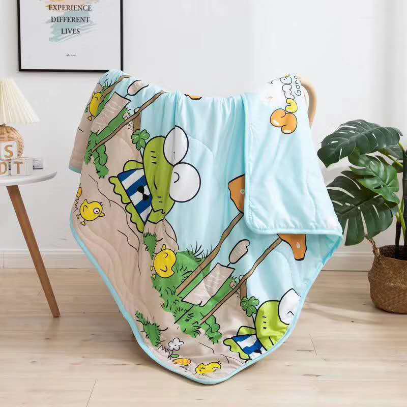 Children's Drive Summer Blanket Baby Nap Airable Cover Kindergarten Summer Thin Small Quilt Whole