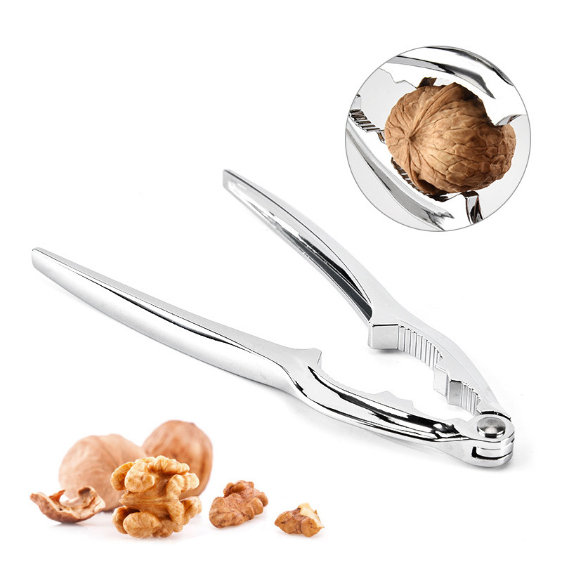 Kitchen Tools Zinc Alloy Multi-Purpose Walnut Cracker Pine Nuts Clip Walnut Cracker Nut Clip Shell Separator