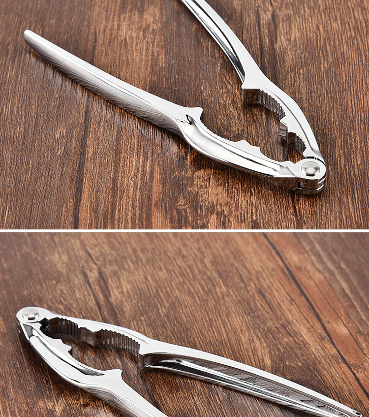 Kitchen Tools Zinc Alloy Multi-Purpose Walnut Cracker Pine Nuts Clip Walnut Cracker Nut Clip Shell Separator