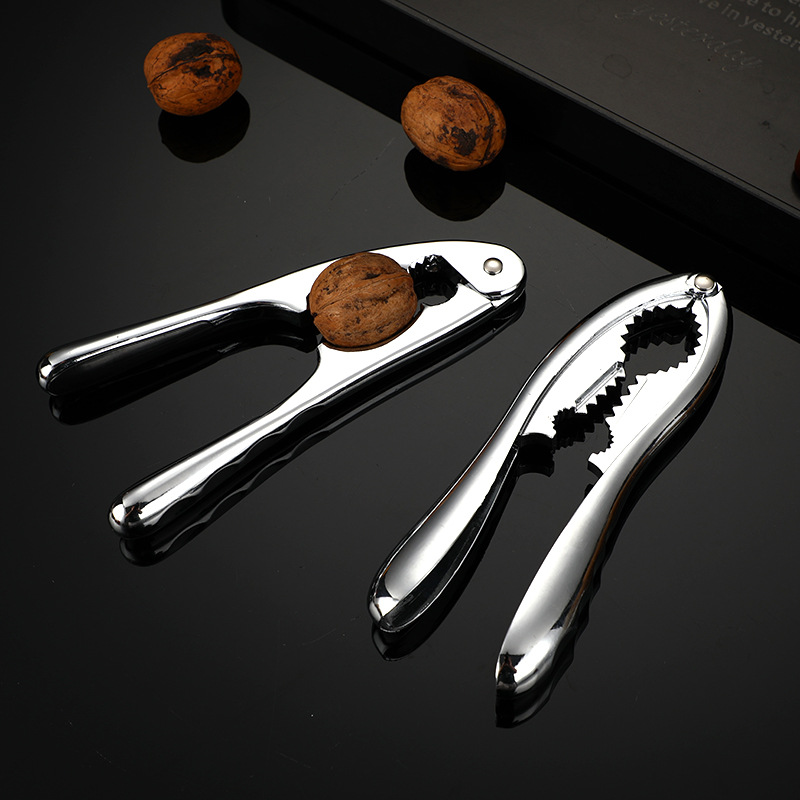 Walnut Cracker Zinc Alloy Thickened Walnut Pliers MultiFunctional Nut Pliers Pine Nuts Clip Crab Clamp Whole