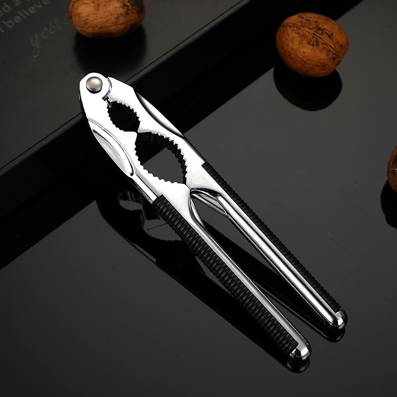 Walnut Cracker Zinc Alloy Thickened Walnut Pliers MultiFunctional Nut Pliers Pine Nuts Clip Crab Clamp Whole